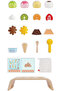- Stackable Wooden Ice Cream Set & Accessories - 20 pcs - 6