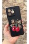 Omix X7 Compatible Cherry Bow Leopard Pattern Silicone Shock-Absorbing Classic Protected Rubber Case 277