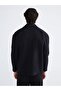 Xside Black Polo Collar Buttoned Men's Cardigan - 4