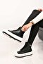 Lace-Up Zippered Thermo Sole Genuine Leather Flat Boots 101-23028-02 Women's Boots - 2