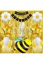 Bee and Daisy Concept 1 Year Old Birthday Party Balloon Set