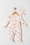 Baby Printed Jumpsuit with Hat Planet Newborn Cotton Hospital-Issued Sleeping Bag with Snap Fasteners - 2