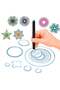 Magic Drawing Ruler Geometric Template Set for Kids - Spiral Flower Interlocking Gear - 3
