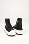 Lace-Up Zippered Thermo Sole Genuine Leather Flat Boots 101-23028-02 Women's Boots - 7