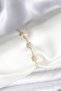 Star Model Zircon Stone Gold Color Brass Waterway Women's Bracelet