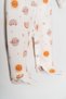 Baby Printed Jumpsuit with Hat Planet Newborn Cotton Hospital-Issued Sleeping Bag with Snap Fasteners - 3