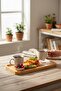 2 Bamboo Rectangular Presentation Plates 35*13 cm - 5