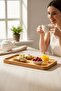 2 Bamboo Rectangular Presentation Plates 35*13 cm - 3