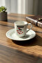 Teachers' Day Special Series: Turkish Coffee Cup Set for 2 People with Velvet Box - 6