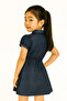 Kid Girl's High neck Drop Sleeve Dress - 2