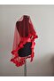 Laser Flower Veil Set Red – Bridal Accessory - 5