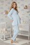 Women's Lace Maternity Pajama Set - 3