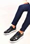 Lace-Up Eva Sole Genuine Leather Sneaker 172-64340 Men's Shoes