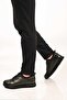 Lace-Up Stretch Detailed Eva Sole Genuine Leather Sneaker 172-64250 Men's Shoes - 3