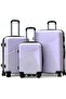 Hard Shell Lightweight 3PCS Set (20/24/28 Inch) Luggage, Smooth Wheels, Secured Lock, Suitcase