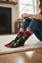 Set of 2 Christmas Stockings - Colorful Patterned Unisex Gift - 4