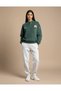 Women's Oversized Sweatshirt Washable Premium Quality Fleece-Lined Loose Fit Vintage Look Casual Sweat - 5