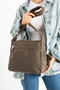Women's Daily Messenger Bag |   Water Repellent Fabric |   Multi-Compartment Lightweight Design - 2