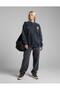 Women's Oversized Sweatshirt Washable Premium Quality Fleece-Lined Loose Fit Vintage Look Casual Sweat - 3