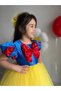 Girl's Cotton Princess Party Dress + Buckle - 2