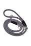 Dog Walking Rope Brown White 120 cm