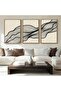 Abstract-Style Minimalist Canvas Artwork 40x60c cm – Personalized Framed Decor Wall art