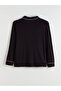 Black Shirt Collar Women's Pajama Set from Güli̇s Gi̇yi̇m - 7