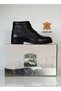 ®   I Orgn 100-101 Casual Zippered Black Genuine Leather Men's Boat Shoes - 5