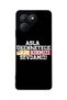 Pova 7 Matte Compatible Black Case – Soft Silicone, Protective, Shock-Absorbing Cover