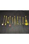 Gold Color 10-Piece Assorted Prayer Beads Tassel Set - 2
