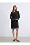 Esvab • Modern & Distinctive Zero Roba Collar Knitwear Dress - 2