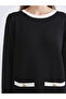 Esvab • Modern & Distinctive Zero Roba Collar Knitwear Dress - 3