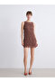 Esvab • Modern & Distinctive Zero Roba Collar Lace Mini Dress - 2