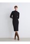 Quality Parts from Çelebi Store Half Fisherman Roba Collar Knitwear Dress