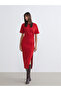 Zero Roba Collar Gathered Crepe Dress for Style Seekers from Uzg Store - 3