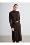 Esvab • Modern & Distinctive Stand Collar Knitwear Dress - 2