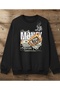Oversized 100% Cotton Printed Sweatshirt