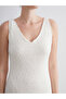 Esvab • Modern & Distinctive V-Fitted Textured Knitwear Dress - 3
