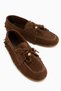 Rania Genuine Leather Brown Women's Loafer Shoes - 4