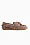 Rania Genuine Leather Mink Women's Loafer Shoes - 3