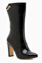 Aria Black Heeled Women's Boots - 2