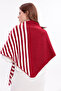 Women's Striped Soft Acrylic Triangle Scarf Winter - 2