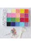 3300-Piece Small Colourful Bracelet Beads With A-Z Alphabet Letter DIY Bead Making Kit With Rope - 5