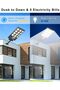 JAYNLT Solar Flood Security Light, 5 Modes, Motion Sensor & Remote, 6500K - 1Pack - 2