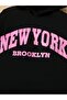 New York Printed Hooded Combination Bottom Top Children's Tracksuit Set - 2