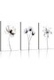 Set of 3 Abstract Minimalist Canvas Art 30x40cm Personalized Framed Wall art Paintings