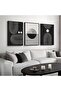 Set of 3 Abstract Minimalist Canvas Art 30x40cm Personalized Framed Wall art Paintings
