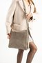 Women's Genuine Suede Leather Shoulder and Crossbody Bag Pl029-S Mink - 4
