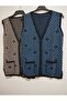 2 Pack, Winter, 100% Acrylic, Standard Size 40 Knitwear Mother Vest - 2
