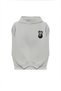 Unisex Melek Printed Oversized Loose Cut Cotton 3 Thread Ş Fleece-Lined Gray K Hooded Sweatshirt Rf0612 - 3